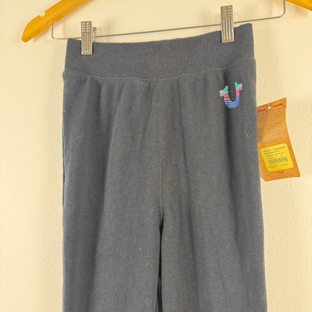 NWT! True Religion Kids Black Gradient Sweatpants Size S TU848SP60 - Picture 10 of 12
